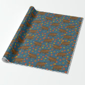 Bärenmuster Geschenkpapier (Ungerollt)