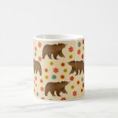 Bärenmuster Kaffeetasse (Mittel)