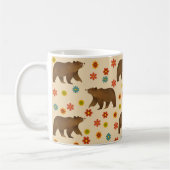 Bärenmuster Kaffeetasse (Links)