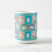 Bärenmuster Kaffeetasse (Mittel)