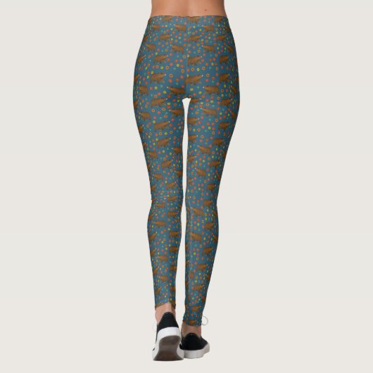 Bärenmuster Leggings (Rückseite)