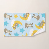 Bärenmuster, Niedliche Bären, Teddybären, Sterne Badhandtuch Set (Handtuch)