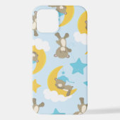 Bärenmuster, Niedliche Bären, Teddybären, Sterne iPhone Hülle (Rückseite)
