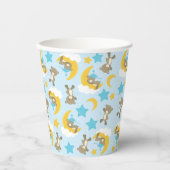 Bärenmuster, Niedliche Bären, Teddybären, Sterne Pappbecher (Vorderseite)