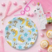 Bärenmuster, Niedliche Bären, Teddybären, Sterne Pappteller (Party)