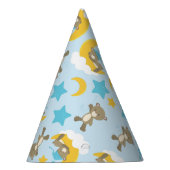 Bärenmuster, Niedliche Bären, Teddybären, Sterne Partyhütchen (Rechts)