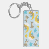 Bärenmuster, Niedliche Bären, Teddybären, Sterne Schlüsselanhänger (Vorderseite links)