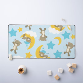 Bärenmuster, Niedliche Bären, Teddybären, Sterne Schreibtischunterlage