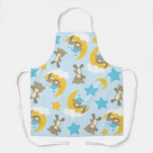 Bärenmuster, Niedliche Bären, Teddybären, Sterne Schürze (Vorderseite)