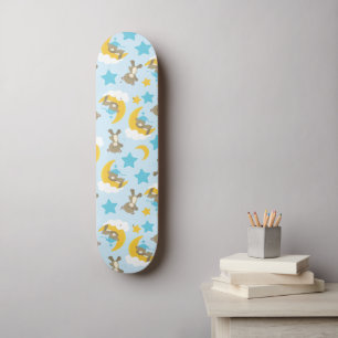 Bärenmuster, Niedliche Bären, Teddybären, Sterne Skateboard