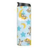 Bärenmuster, Niedliche Bären, Teddybären, Sterne Thermosbecher (Nach rechts gedreht)