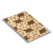 Bärenmuster Notizblock (Rechte Seite)