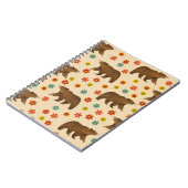 Bärenmuster Notizblock (Linke Seite)