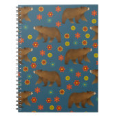 Bärenmuster Notizblock (Vorderseite)