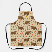 Bärenmuster Schürze (Vorderseite)