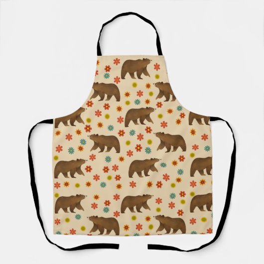 Bärenmuster Schürze (Vorderseite)