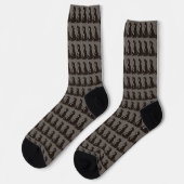 Bärenmuster Socken (Linkes Detail)