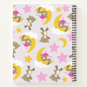 Bärenmuster, Teddybären, Niedliche Bären, Sterne Notizblock (Rückseite)