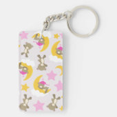 Bärenmuster, Teddybären, Niedliche Bären, Sterne Schlüsselanhänger (Rückseite)