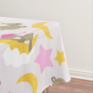 Bärenmuster, Teddybären, Niedliche Bären, Sterne Tischdecke