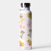 Bärenmuster, Teddybären, Niedliche Bären, Sterne Trinkflasche (Rechts)