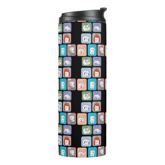 Bärenmuster Thermosbecher (Nach links gedreht)