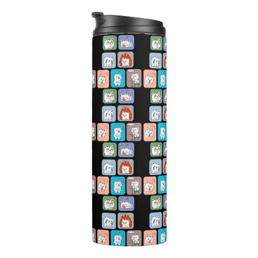 Bärenmuster Thermosbecher (Nach rechts gedreht)