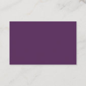 Bärenmuster Visitenkarte (Rückseite)