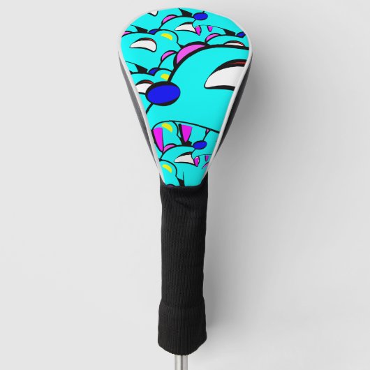 Bärenpandemie Golf Headcover (Vorderseite)