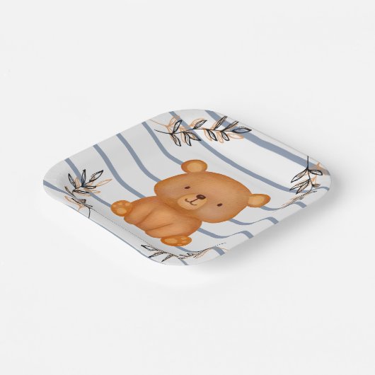 Bärenpapierplatte Pappteller (Gewinkelt)