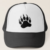 Bärenpaw /Claw Silver Futter - Hat Truckerkappe (Vorderseite)