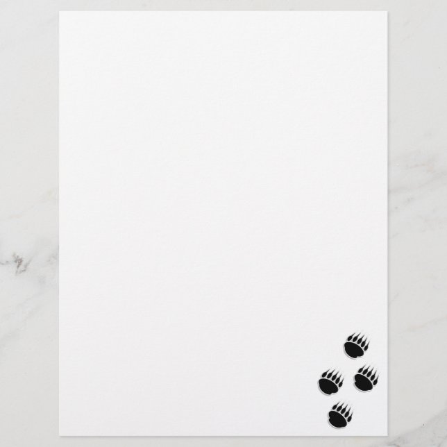 Bärenpaw Print (Vorderseite)