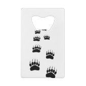 Bärenpaw Print Geldbeutel Flaschenöffner (Rückseite)