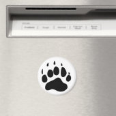 Bärenpaw Print Magnet (In Situ (Geschirrspüler))