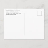 Bärenpaw-Schlachtfeld, Nez Perce HIstorical Park Postkarte (Rückseite)