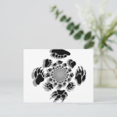 Bärenpaws Postkarte (Stehend Vorderseite)