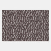 Bärenpfähle, Twigs, Berries, Brauner Glitzer W Geschenkpapier Set (Vorderseite 2)