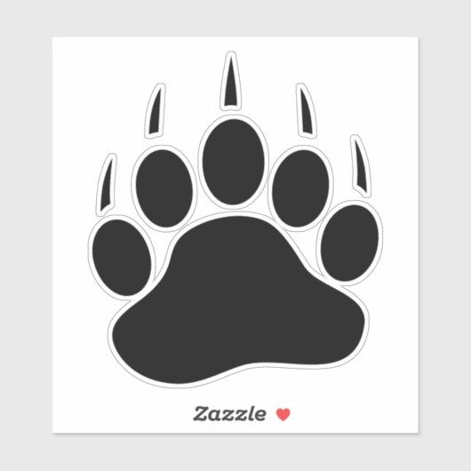 Bärenpfeffer. Aufkleber (Blatt)