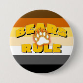 Bärenpferde-Bärengestalt-Bärenhalle Button (Vorderseite)