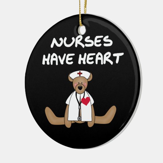 Bärenpfleger haben herzliche T - Shirt und Geschen Keramik Ornament (Links)