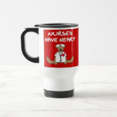 Bärenpfleger haben herzliche T - Shirt und Geschen Reisebecher (Links)