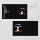 Bärenpfleger haben herzliche T - Shirt und Geschen Visitenkarte (Vorne/Hinten)