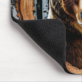 Bärenportrait Mousepad (Ecke)