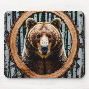 Bärenportrait Mousepad