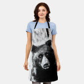 Bärenportrait Schürze (Getragen)