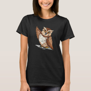 Bärenportrait Tierische Vogelbeobachtung gestört T-Shirt