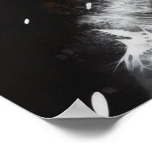 Bärenportrait Tiermalerei Abenteuer Natur Poster (Ecke)