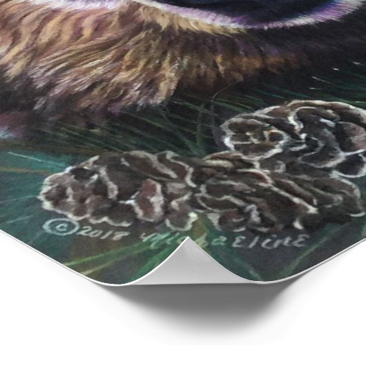 Bärenposter Poster (Ecke)