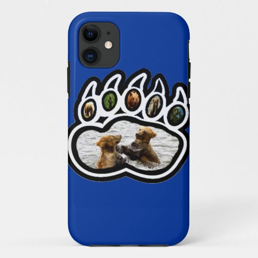Bärenpranke Case-Mate iPhone Hülle (Rückseite)