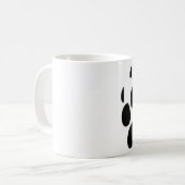 Bärenpranke-Druck Kaffeetasse (Vorderseite Links)